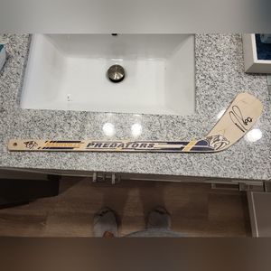 Nashville Predators signed mini hockey stick